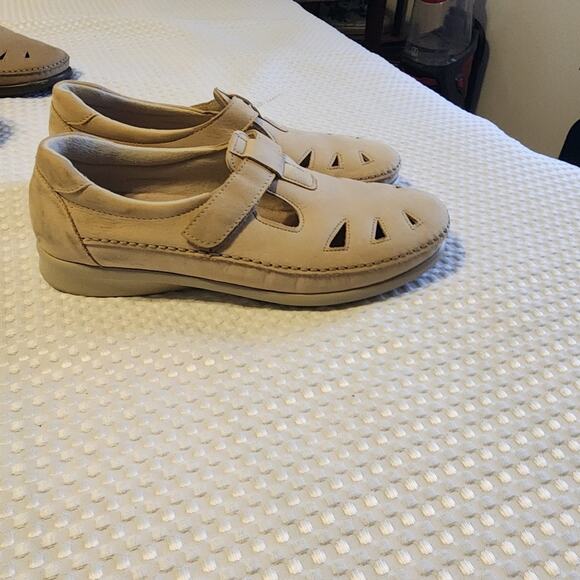SAS EUC WOMEN'S SIZE 10.5 TRIPAD SUEDE LEATHER ROAMER LOAFER SLIPONS - Picture 1 of 12